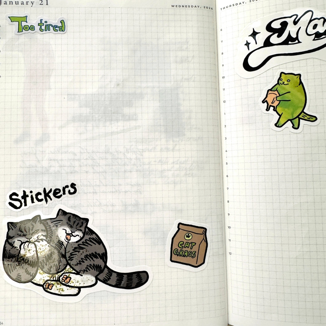 Word Salad - sticker sheet by TAOthings Studio