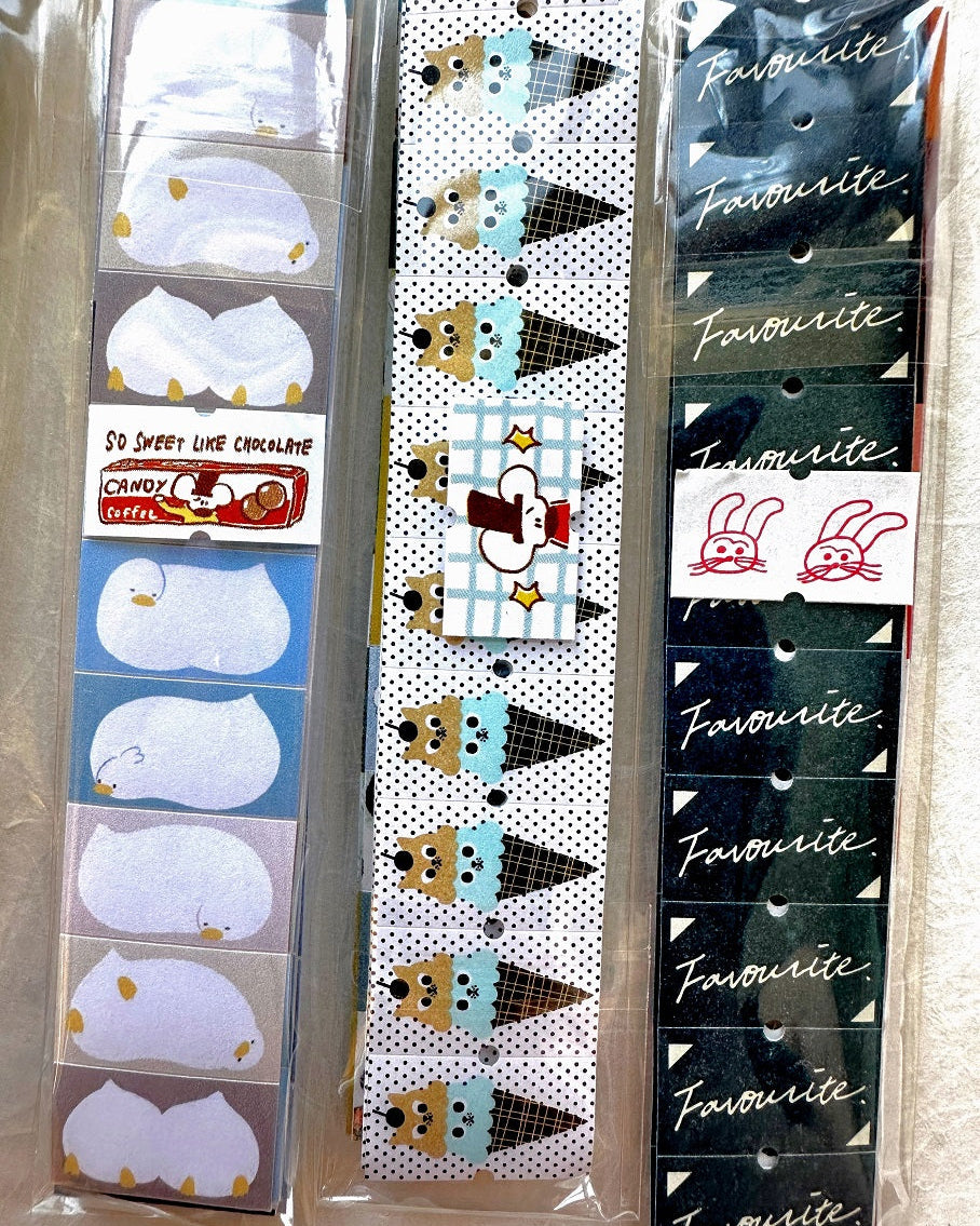 1991w2992 - Day by Day label sticker roll SAMPLES