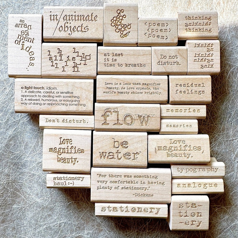 TAOthings Studio - "All is One" rubber stamp