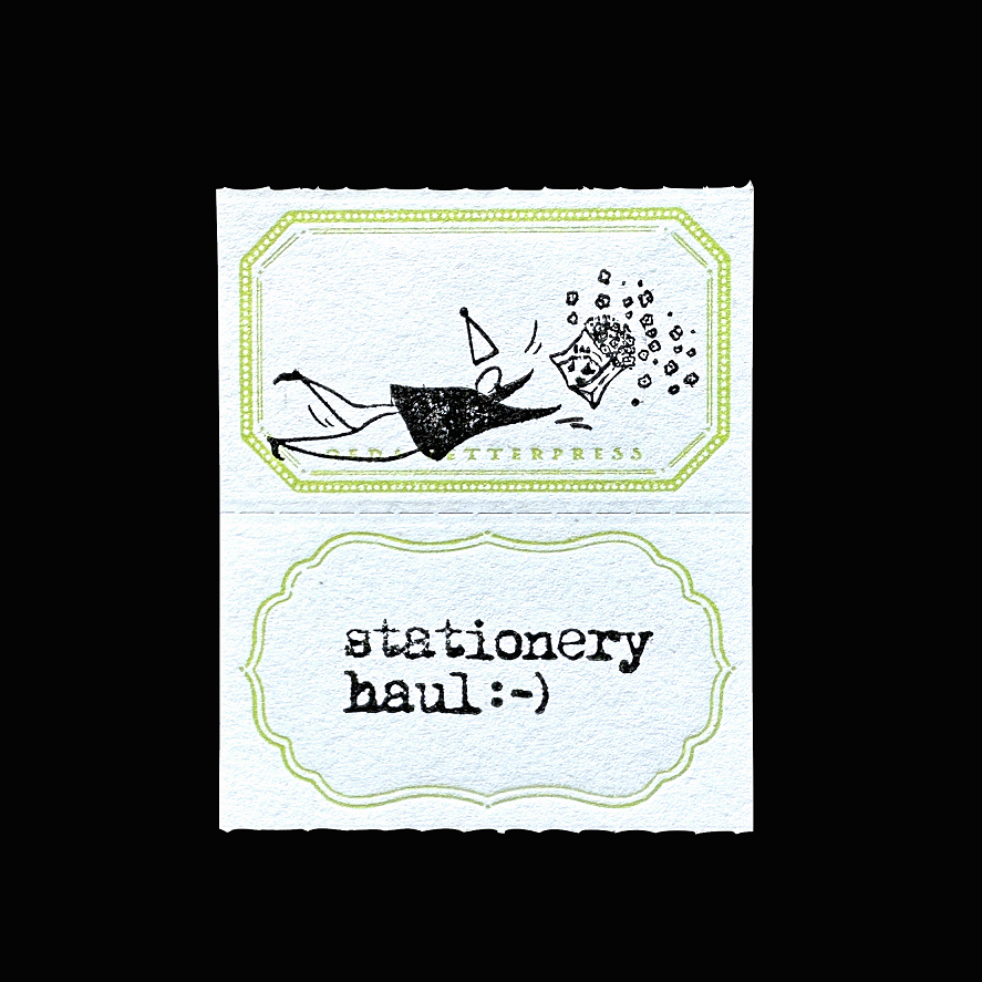 TAOthings Studio - Stationery Haul (smiley emoticon) rubber stamp