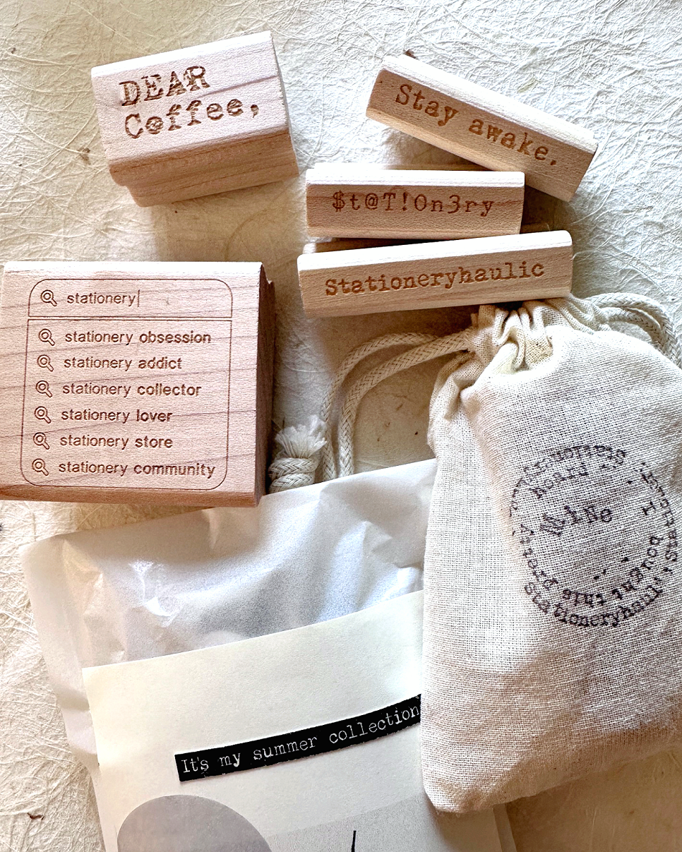 TAOthings Studio - St@T!0n3ry rubber stamp
