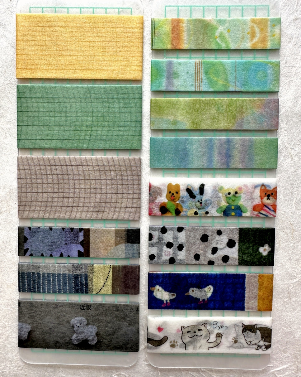 Analogue Keeper - Spring/Summer Colorchip 2023 masking tape SAMPLES
