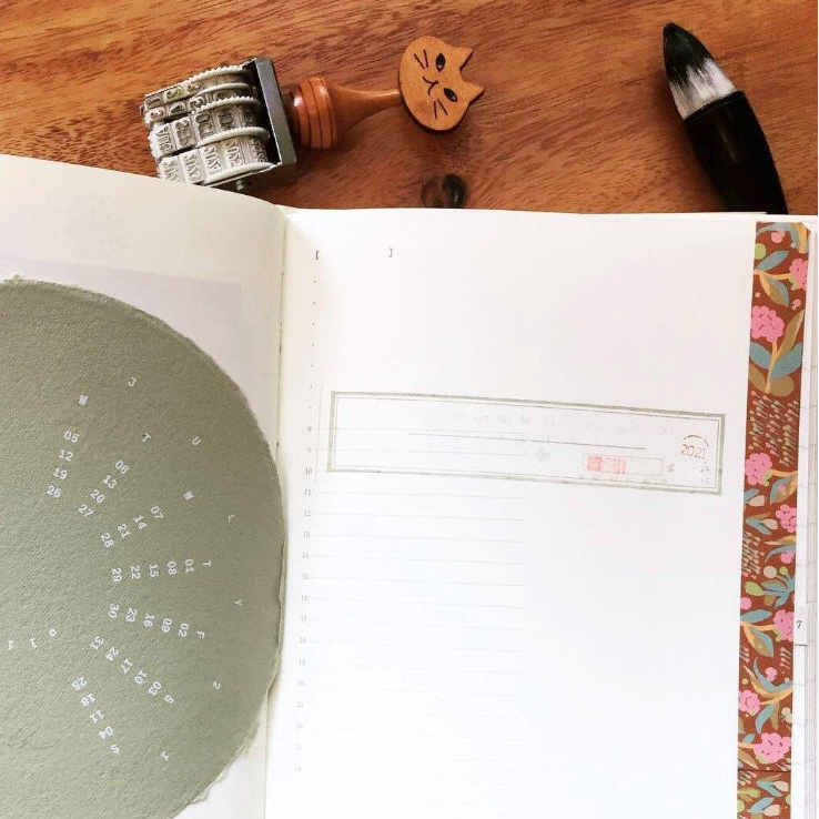 A Kind of Café - Pompon flower Here & There washi tape SAMPLES