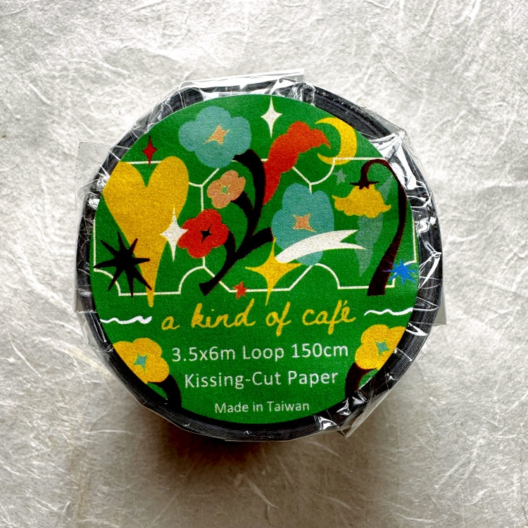 A Kind of Café - Horse Fairytale pre-cut sticker tape (3.5 cm x 150 cm) SAMPLES