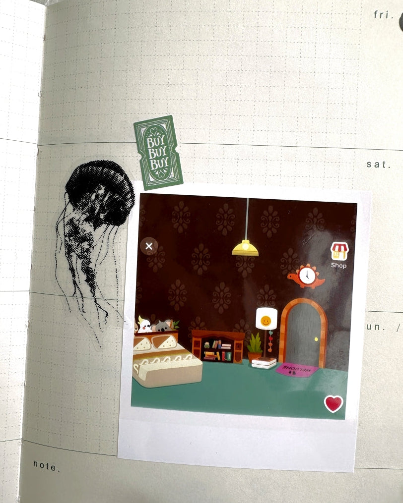 Muguang (Brand) - Circular Poetry series pre-cut PET tape SAMPLES