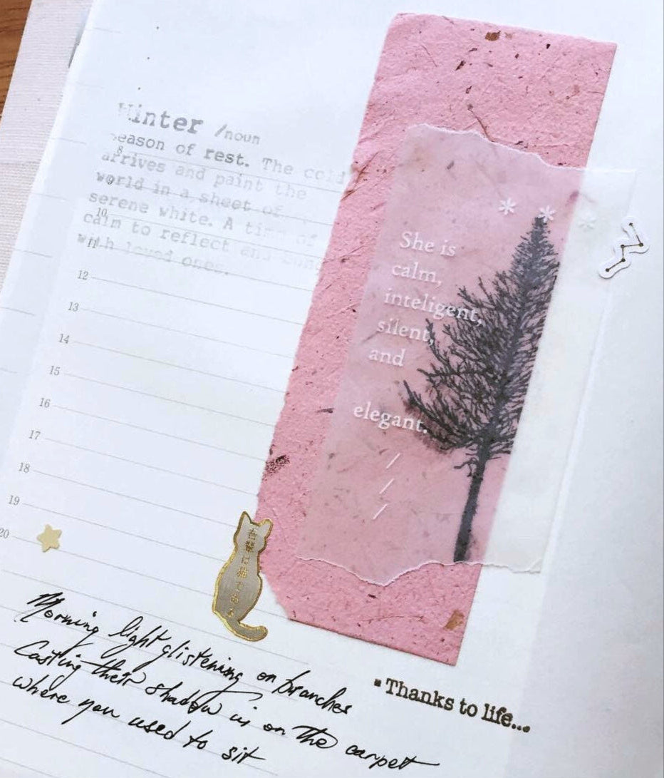 Breezy Studio - The Moon nonadhesive tracing paper SAMPLES