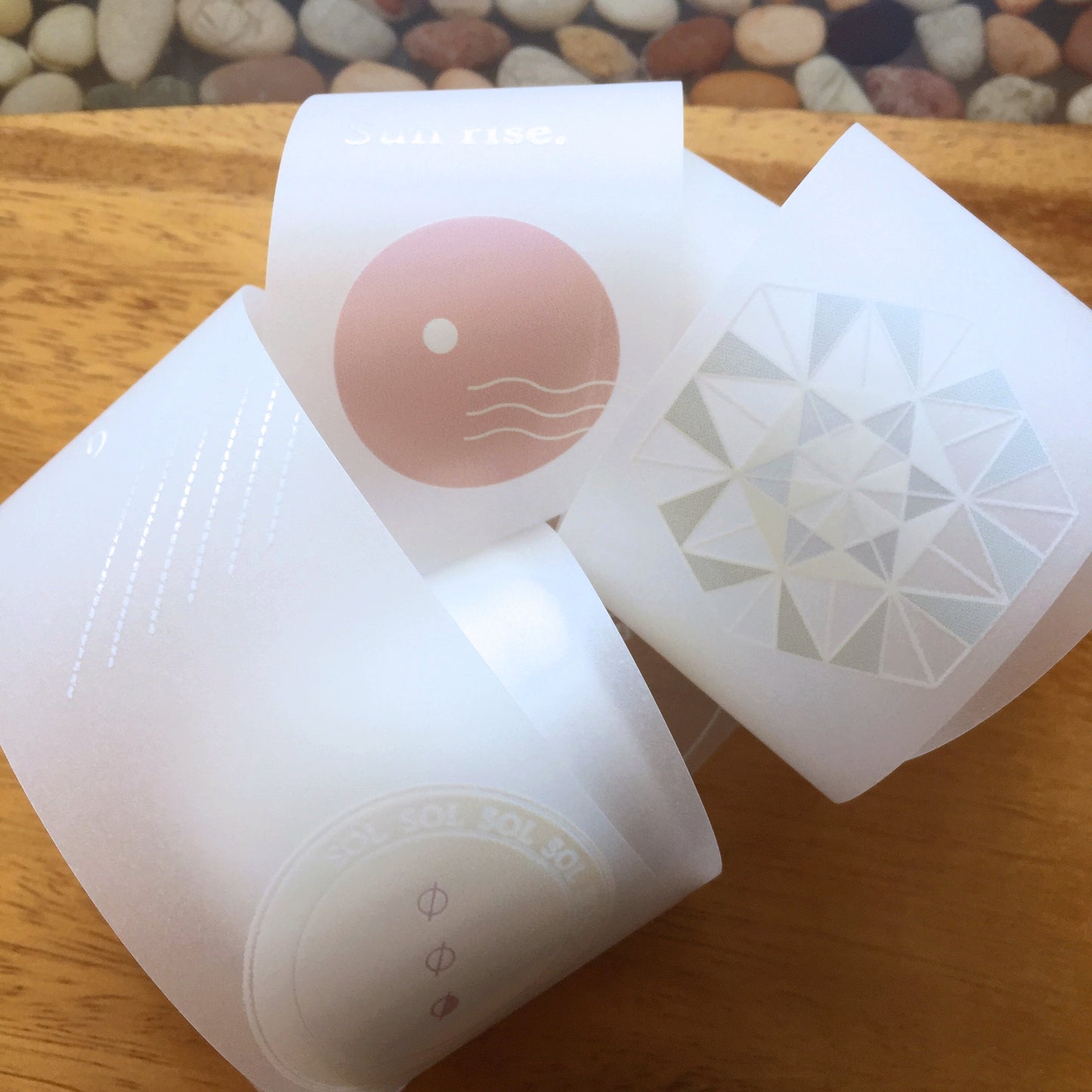 Breezy Studio - The Silent Sun nonadhesive tracing paper SAMPLES