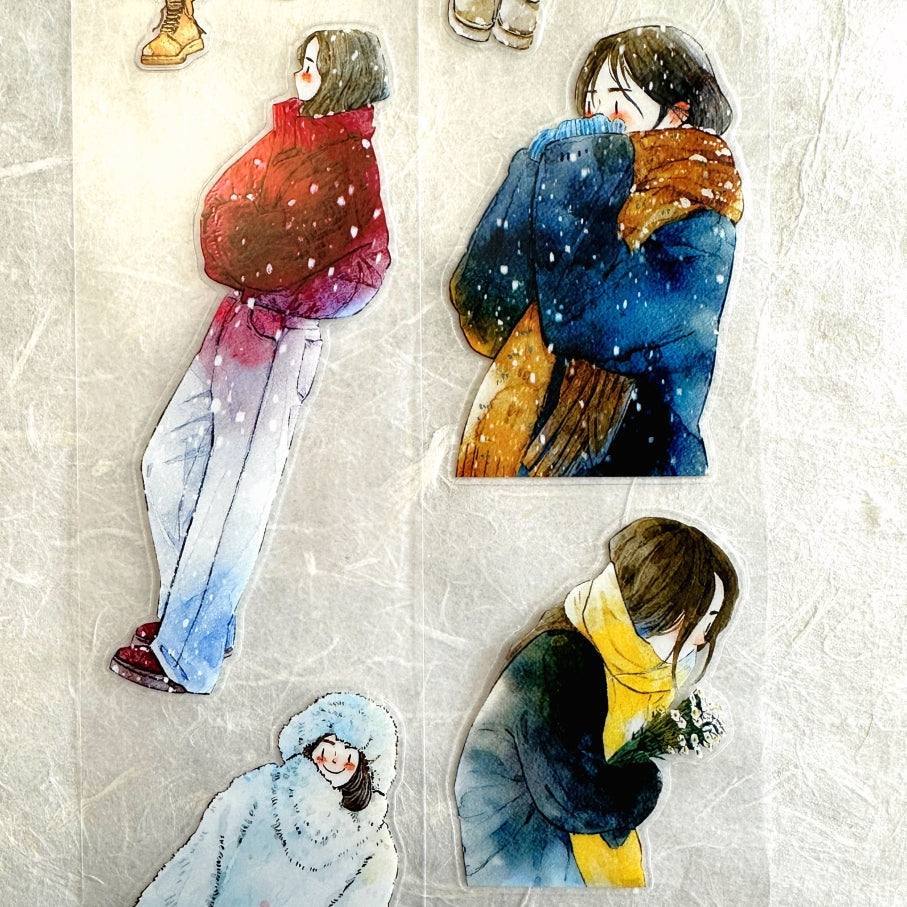 Ding Ding - Winter Collection kiss-cut PET tape (5 cm x 333 cm) SAMPLES
