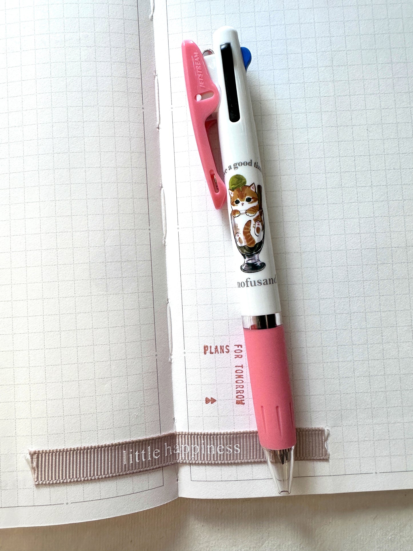 Mofusand x Kamiojapan - Jetstream 3-Color Ballpoint Pen 0.5mm