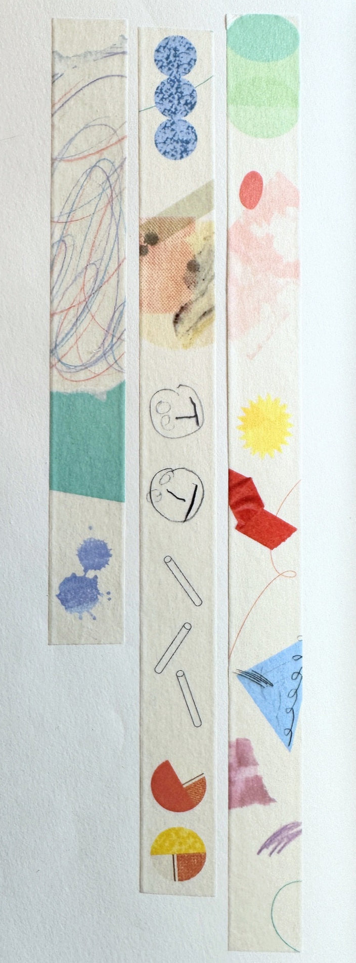 Gongjang x Suh Ji Hyoung - Messy Paper Korean masking tape SAMPLES