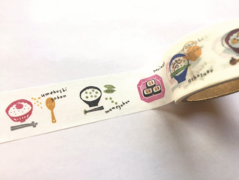 Hankodori - Delicious Rice washi tape SAMPLES