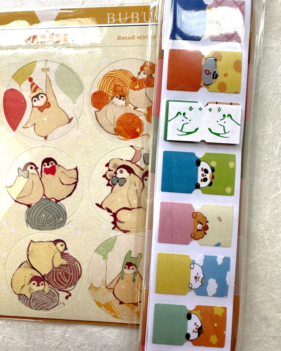 BuLan's Studio - four label sticker rolls SAMPLES