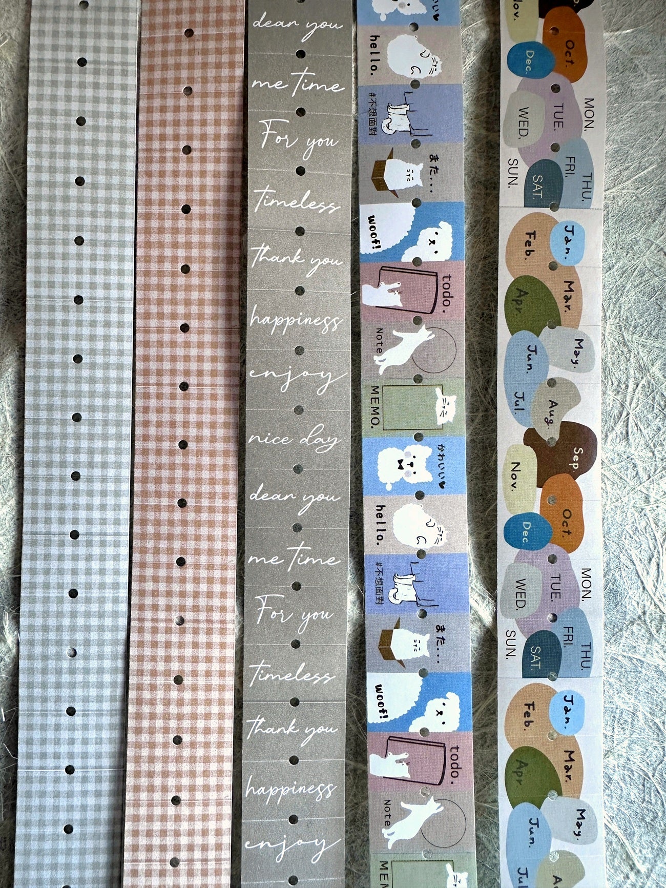 Hairmo - five label sticker rolls SAMPLES