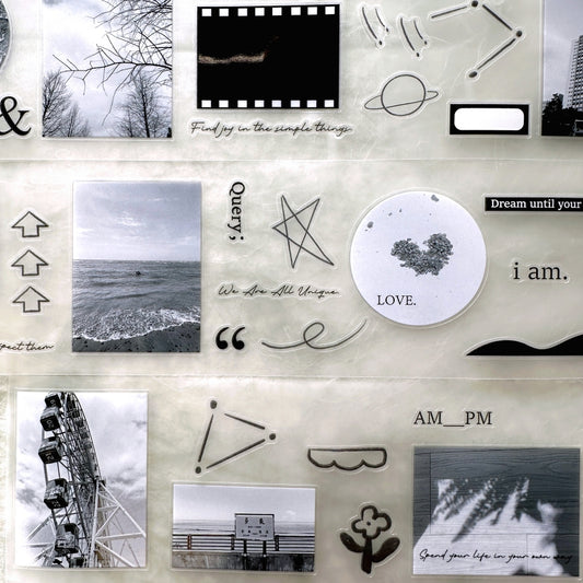 Hairmo - Wander in the Scenery kiss-cut PET tape SAMPLES