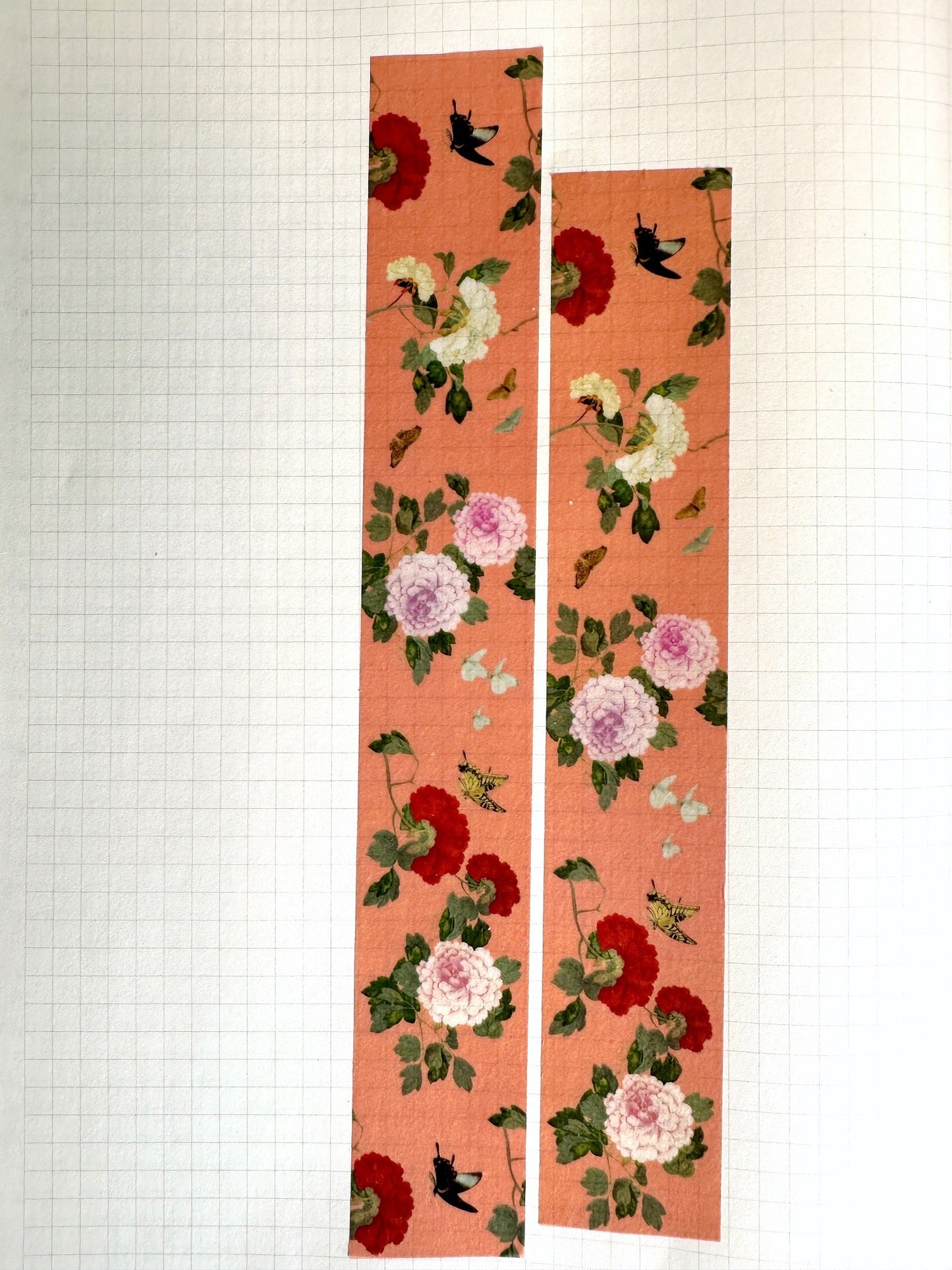 Jidam - Bufferflies and Flowers masking tape SAMPLES