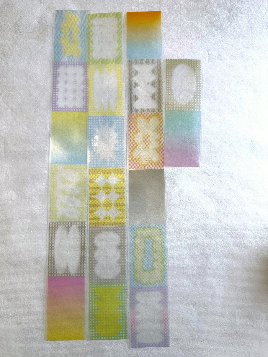 Kurukynki - Colourful Minimalism PET tape SAMPLES