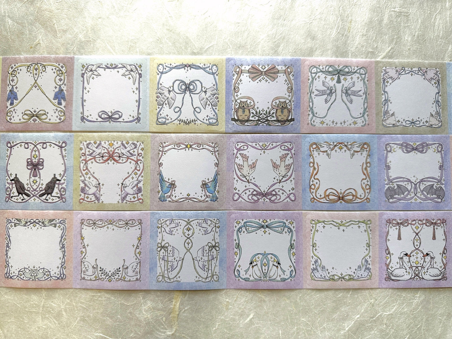 Lin Chia Ning - They Fly kiss-cut memo tape SAMPLE | **DISCOUNTED due to minor edge damage at start of roll