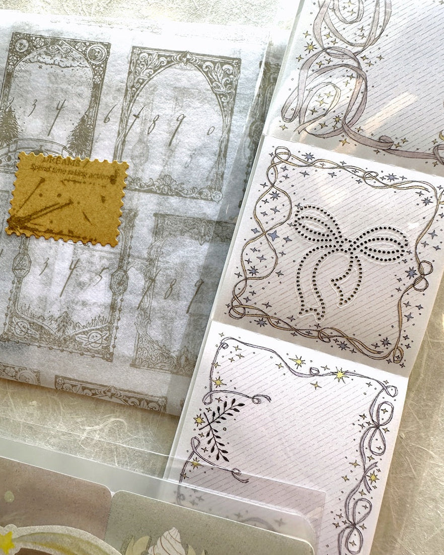 Lin Chia Ning - Bow Frames perforated peel-and-stick memo tape SAMPLES
