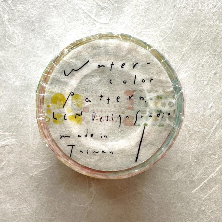 Lin Chia Ning - Watercolor Pattern 1 washi tape SAMPLES