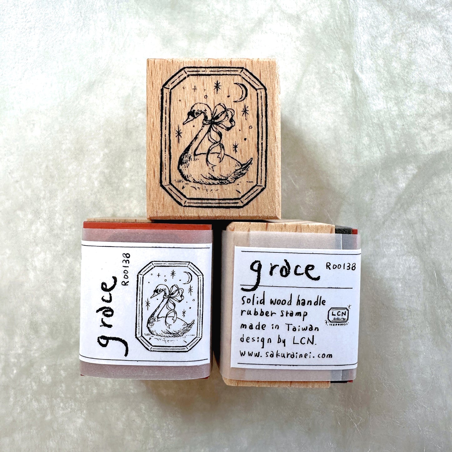 Lin Chia Ning - Grace rubber stamp