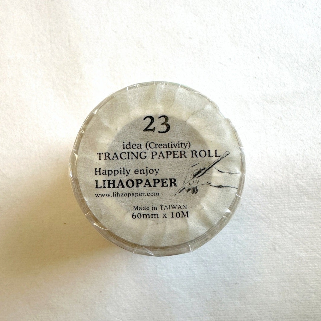 LihaoPaper - White Polka Dots nonadhesive tracing paper SAMPLES