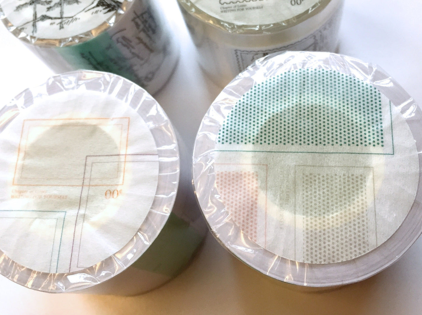 LihaoPaper - Stripes & Screentone Postmark kiss-cut paper tape SAMPLES