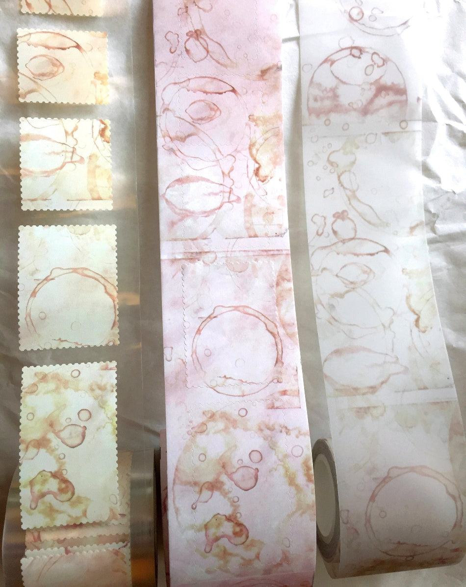 LihaoPaper - Tea-dyed Postmark nonadhesive tracing paper SAMPLES