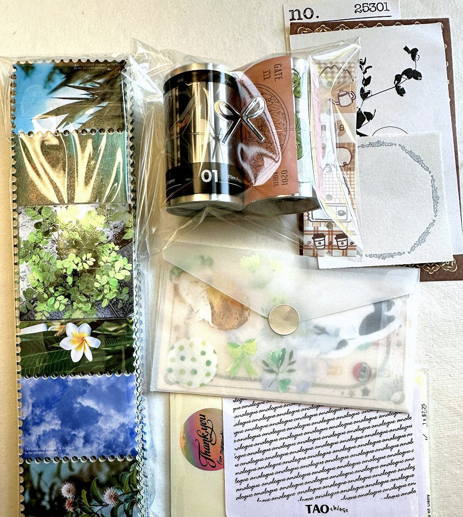 LihaoPaper - Scenery of Daily Life perforated washi & paper tape SAMPLES