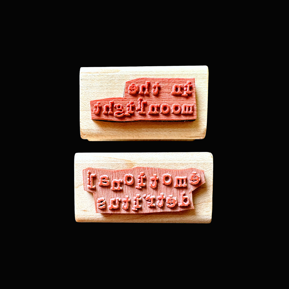 TAOthings Studio - Emotional Detritus rubber stamp