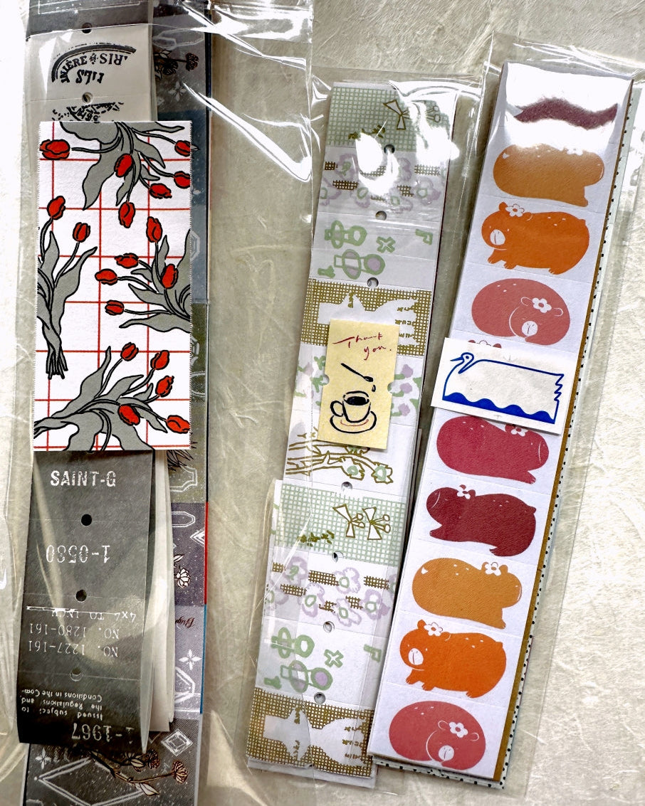 Sky Coffee - Softy Bakery label sticker rolls (3 styles) SAMPLES