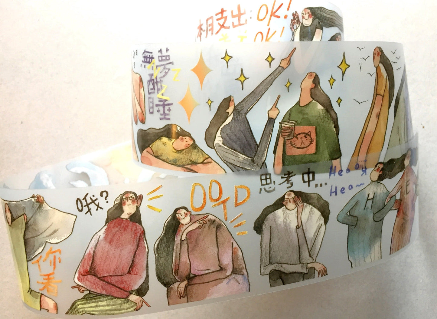 Idako - Daisy's Diary PET tape (5.5 cm x 276 cm) SAMPLES