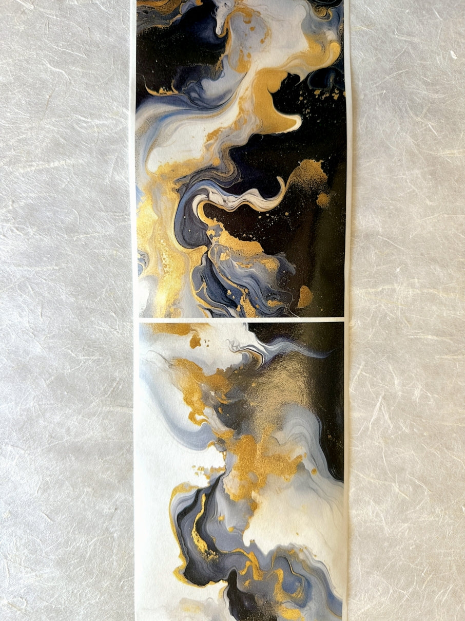Orange Too X Studio - Blue Like Quicksand PET & washi tapes (9 cm x 200 cm) SAMPLES