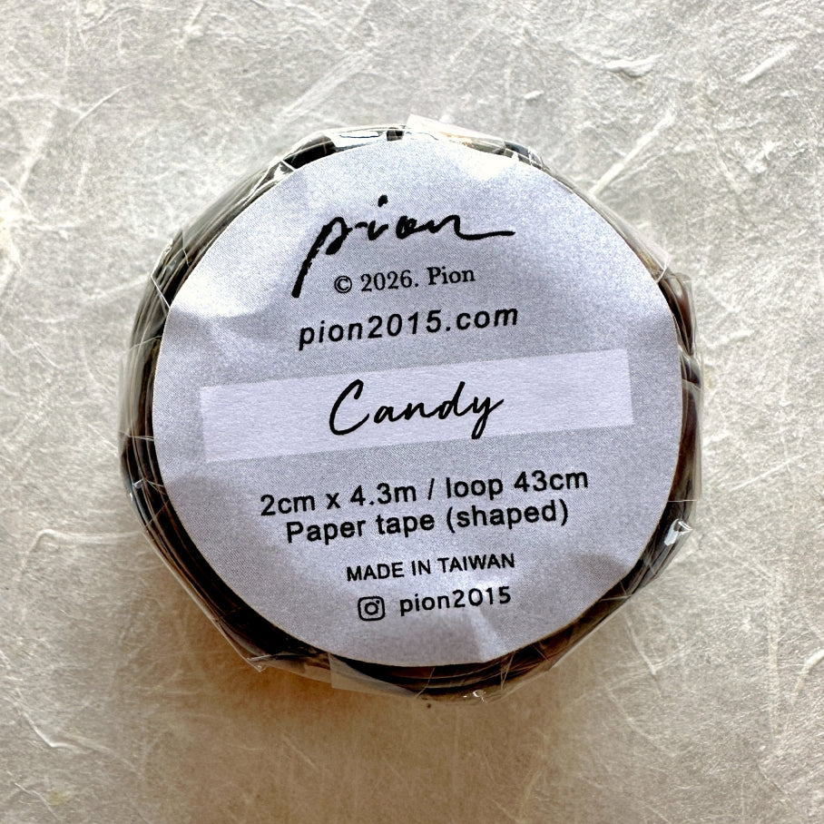 Pion - Candy die-cut shaped paper tape SAMPLES