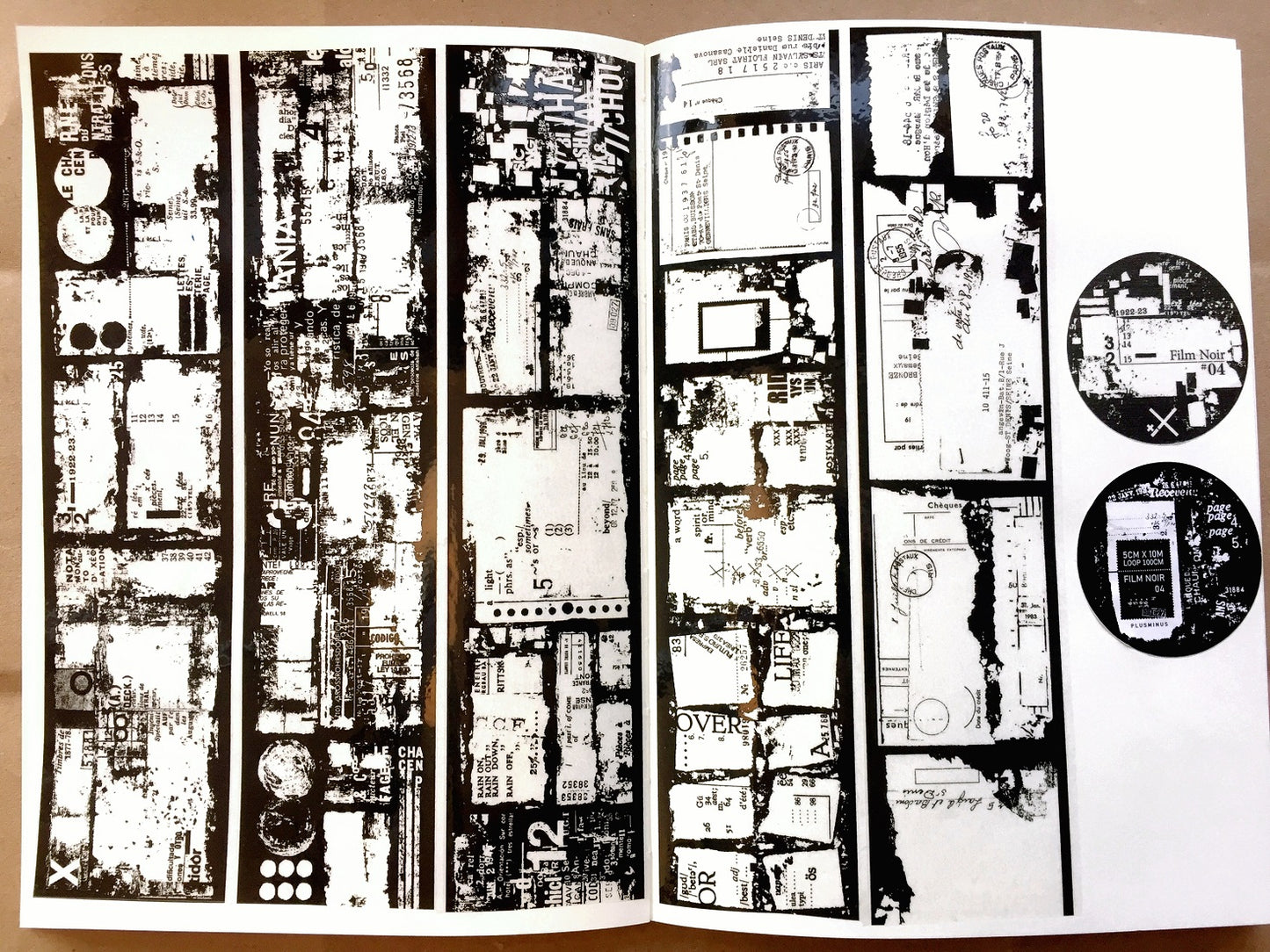Plusminus - FilmNoir04 Black PET tape SAMPLES