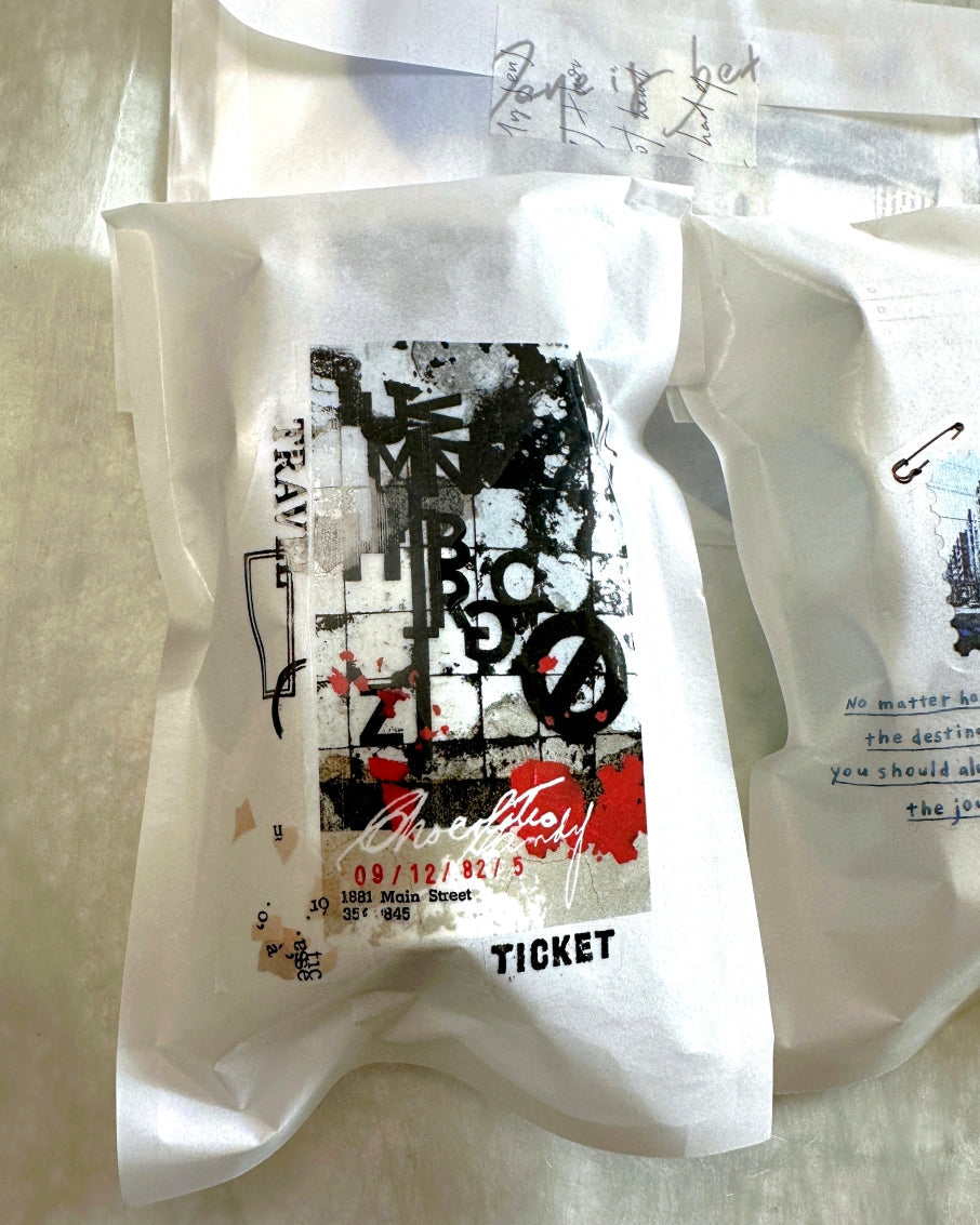 Plusminus - Polychrome PET tape (5 cm x 200 cm) SAMPLES