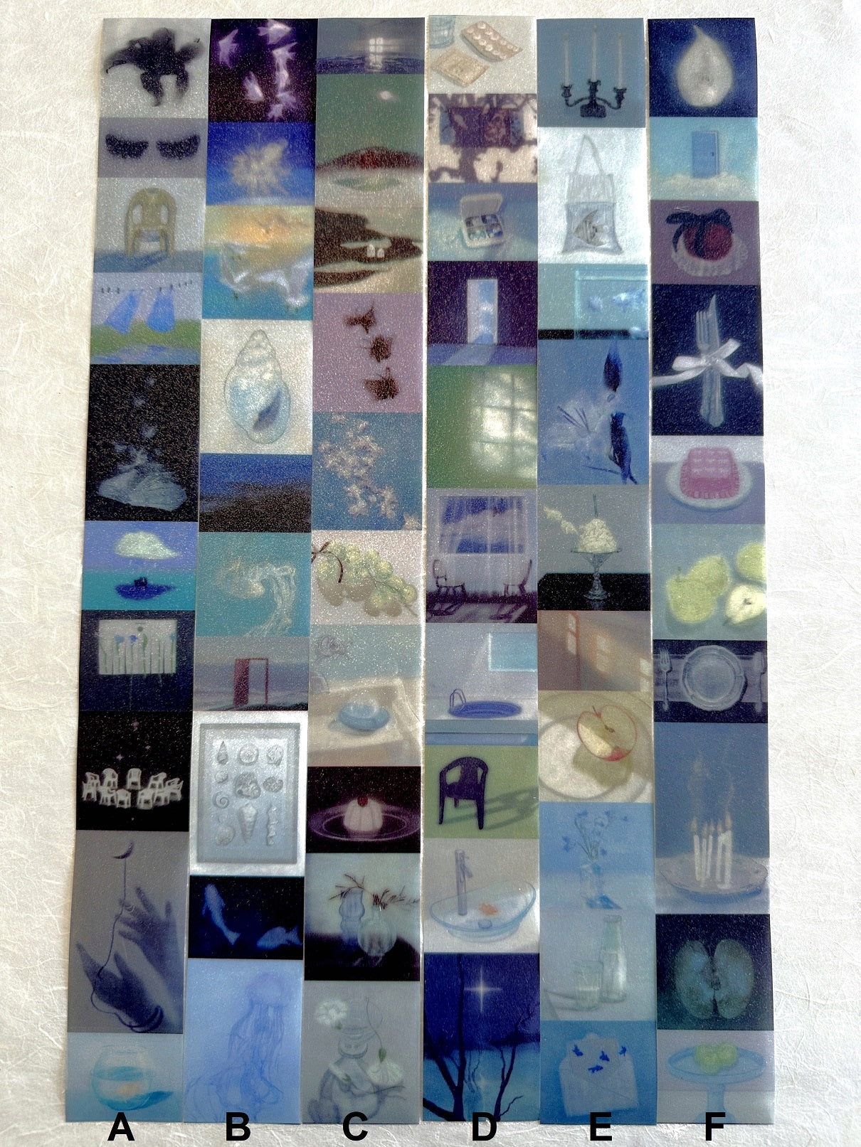 Papermore (Brand) - Sweet Dream series kiss-cut glitter PET tape SAMPLES