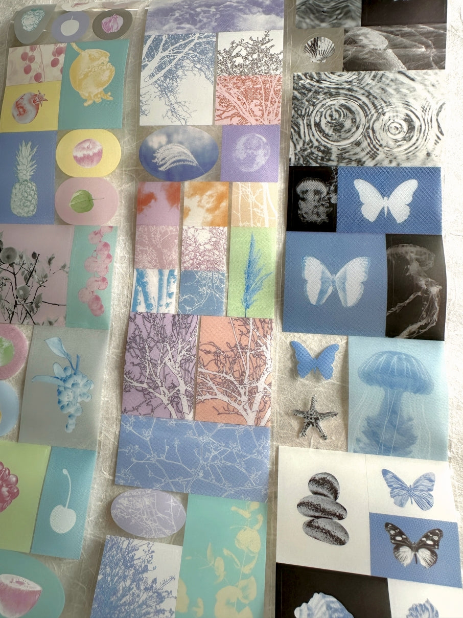 Papermore - Like a Dream: Flower Room kiss-cut PET tape SAMPLES