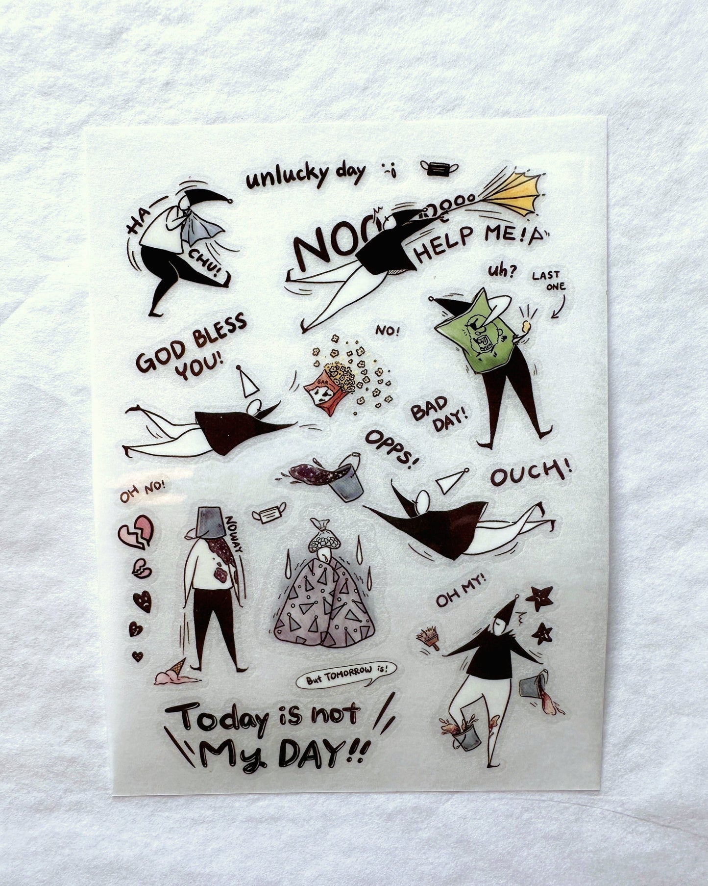 Modaizhi - Minor Disaster transfer stickers (mini size)