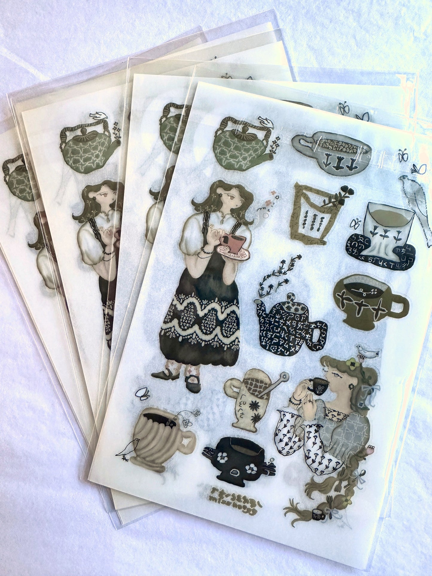 misshoegg - A Lot of Coffee transfer stickers