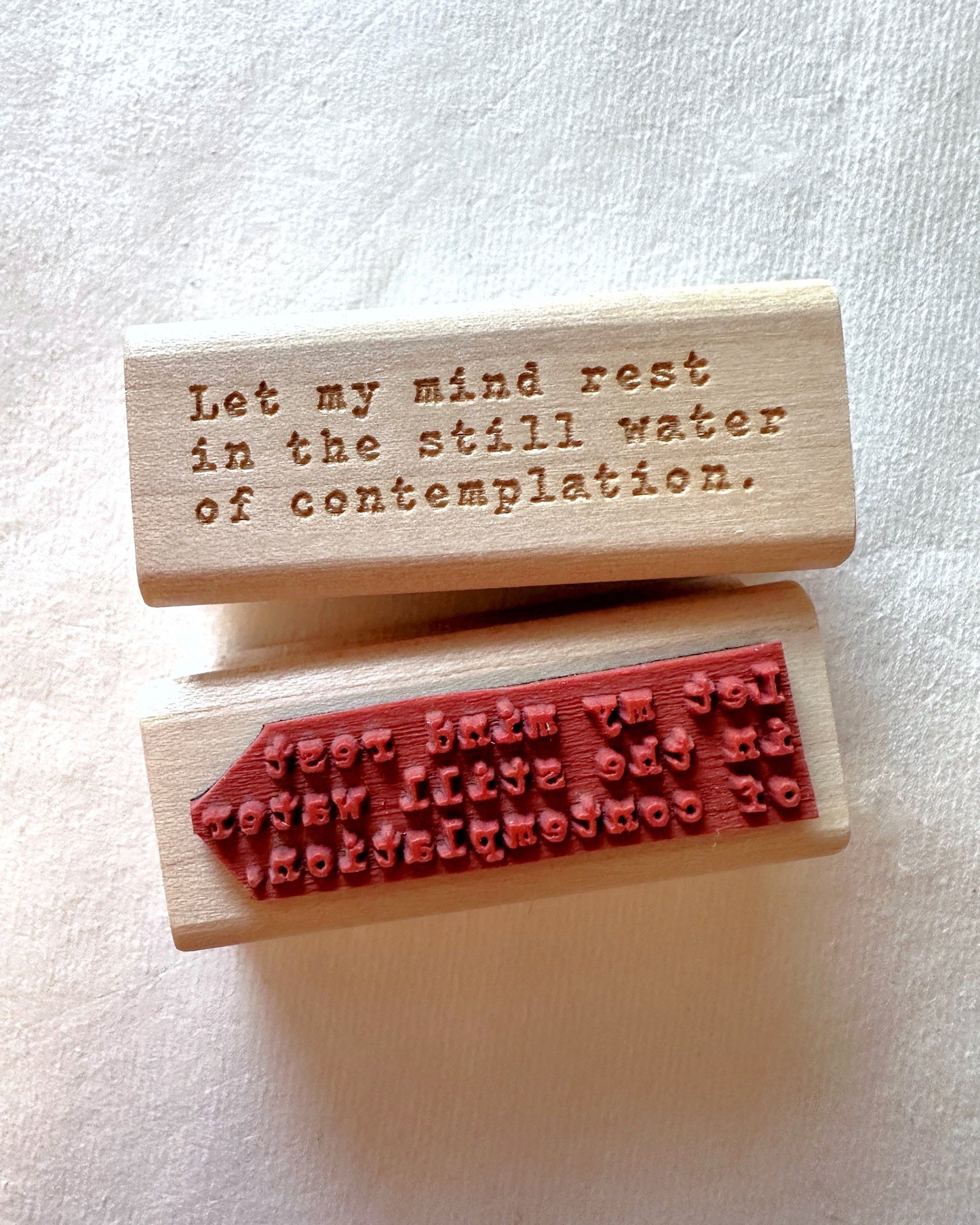 TAOthings Studio - Let My Mind Rest... rubber stamp