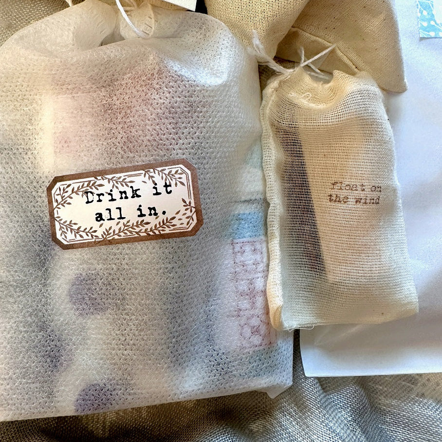 TAOthings Studio - Drink it all in. (Savor life) rubber stamp