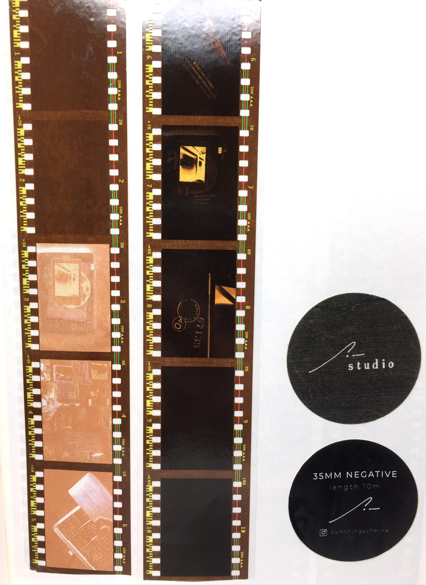 SOM Studio - 35mm Film Negative PET tape SAMPLES