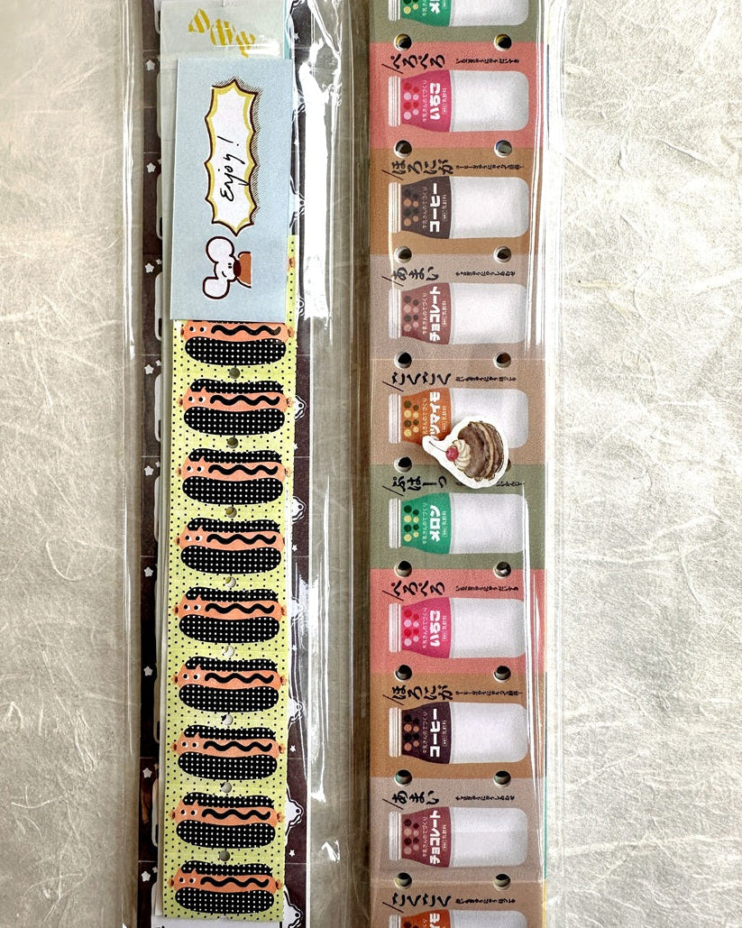 The Cats Sesame & Peanut - Hot Cat / Ice Cat label sticker roll SAMPLES