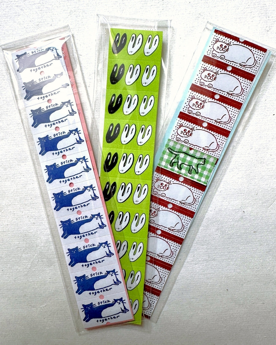Ivy Snow - Stick Together label sticker roll SAMPLES