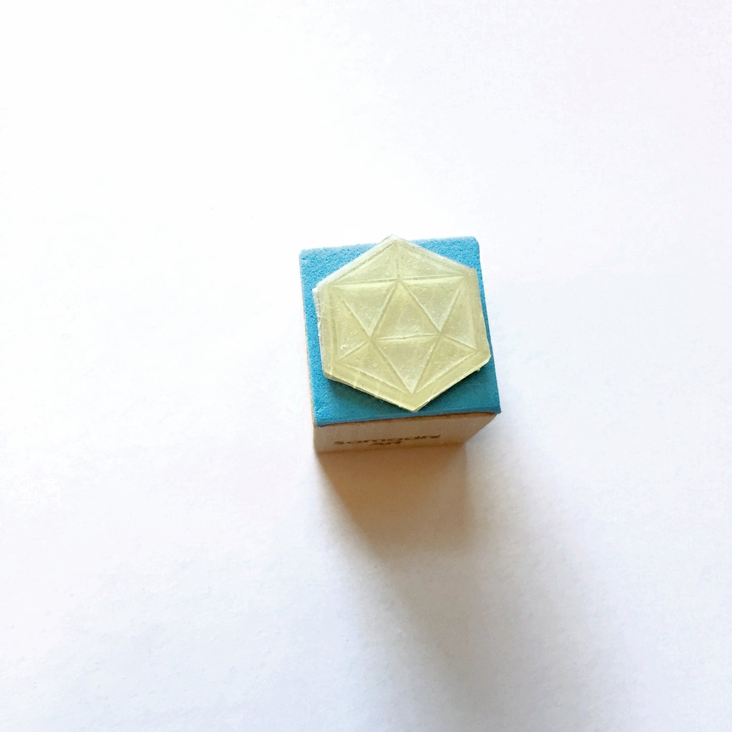 Samadhi Art Shop - Icosahedron rubber stamp