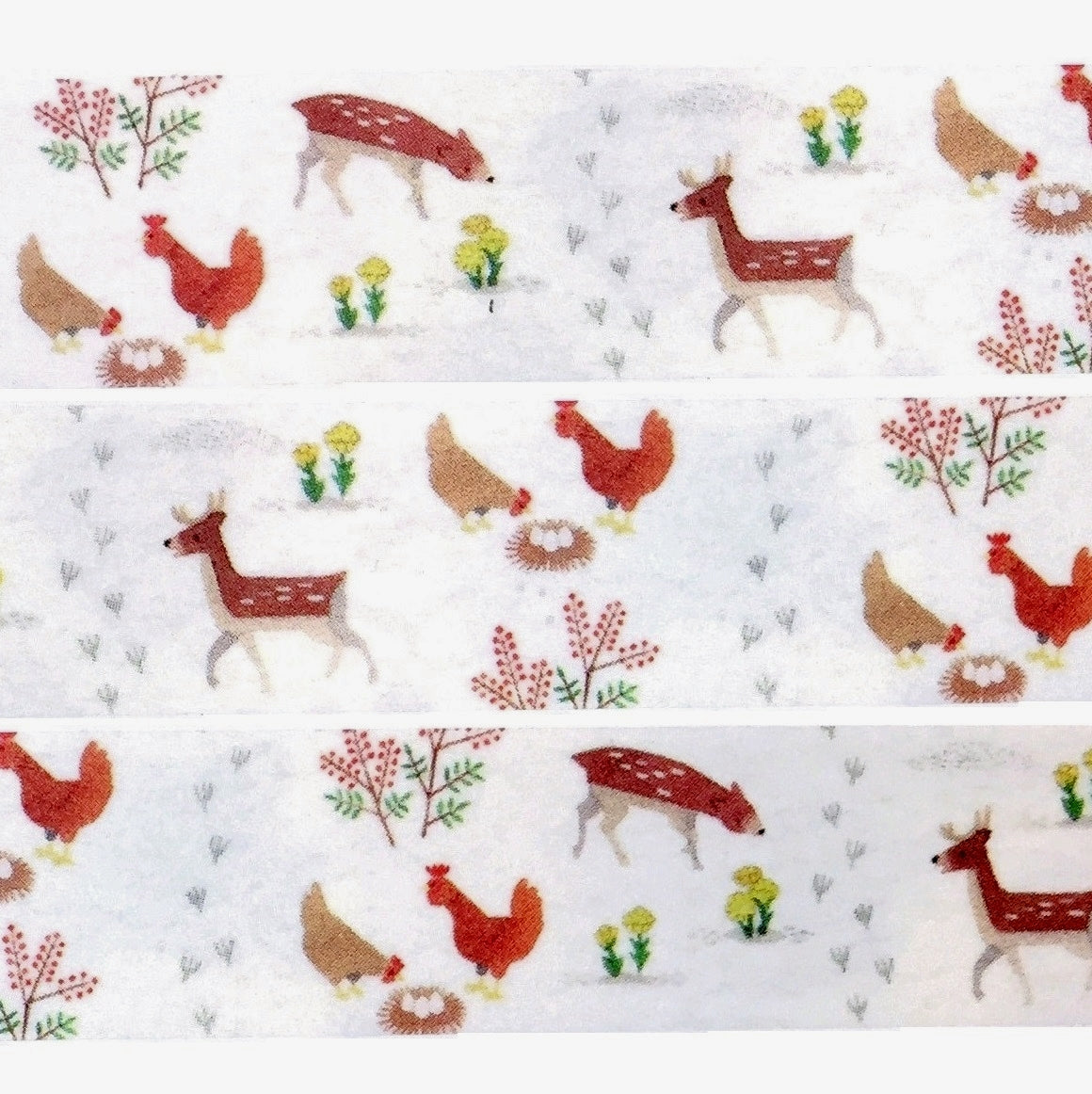 Koyomi Seikatsu - Japanese animal washi tapes SAMPLES