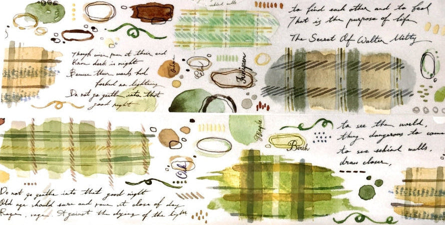 Shiwu Studio x Siyun - Olive PET tape SAMPLES