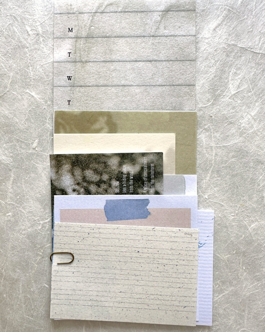 Siyun Studio - Fragments paper tape (5 cm x 155 cm) SAMPLES