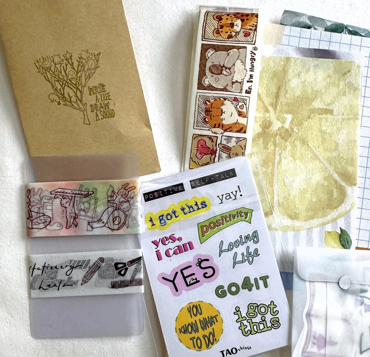 Eileen Tai - Stationery Heals washi tape SAMPLES