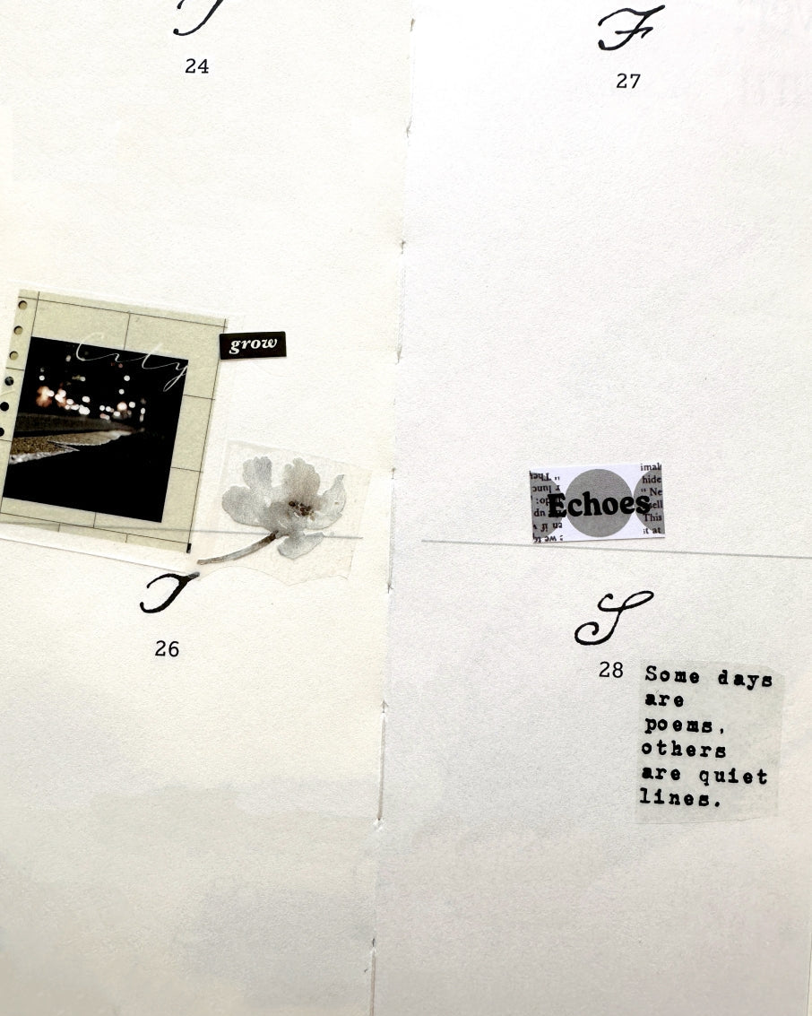 Moodtape - photo record washi tape SAMPLES